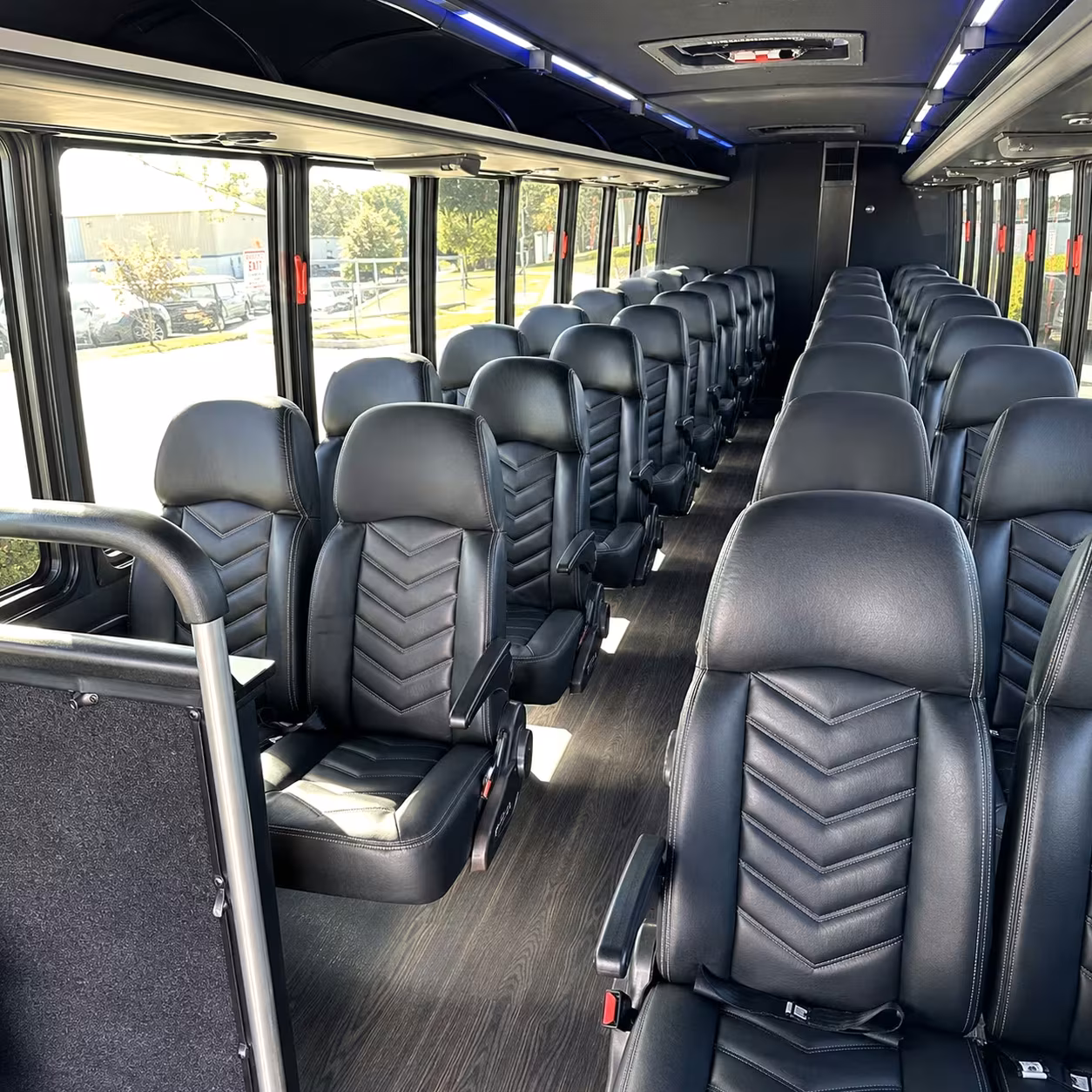 30 passenger minibus interior